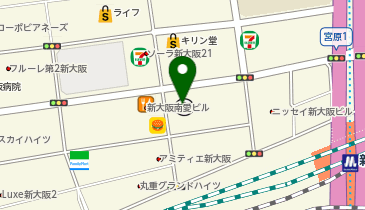 三谷商事株式会社 ビジュアルシステム部大阪営業所の地図画像