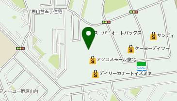 おたからや アクロスモール泉北店の地図画像