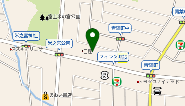 花びぜん 青葉町店の地図画像