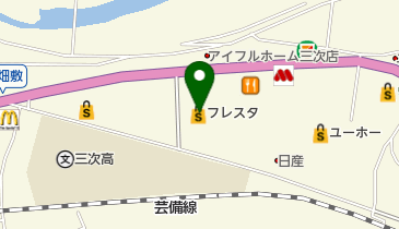 FRESTA(フレスタ) 三次店の地図画像