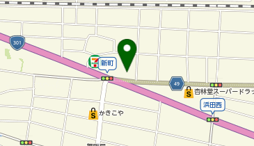 POLA(ポーラ) 朝風店の地図画像