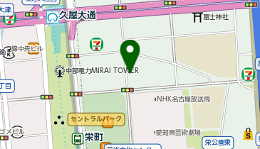 POLA THE BEAUTY(ポーラ・ザ・ビューティー) オアシス栄店の地図画像