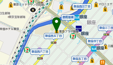 UNA&GENIE8 GINZA(ウナアンドジーニーエイト ギンザ)の地図画像