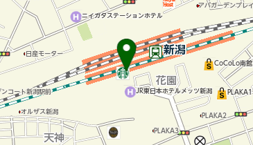 越後米蔵商店 CoCoLo新潟店の地図画像