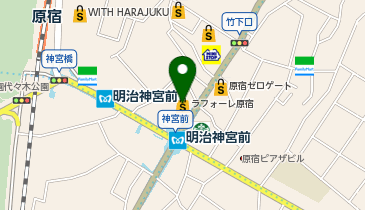 CARA HARAJUKU(カラ ハラジュク) ラフォーレ原宿店の地図画像
