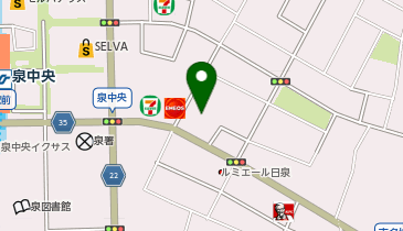 PGA TOUR SUPERSTORE(ピージーエー ツアー スーパーストア) 仙台泉中央店の地図画像