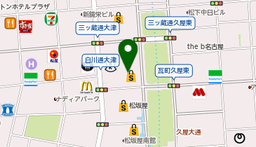 IMADEYA NAGOYA SAKAE(イマデヤ ナゴヤ サカエ)の地図画像