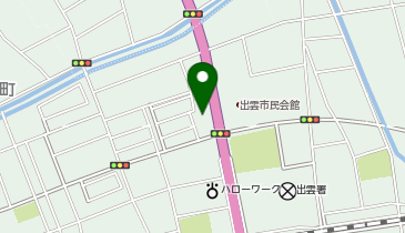 十割そば 塩名人の地図画像