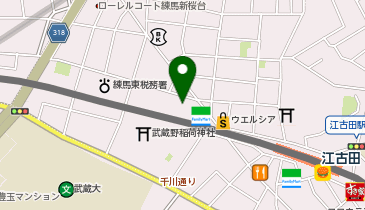 スギドラッグ 江古田店の地図画像