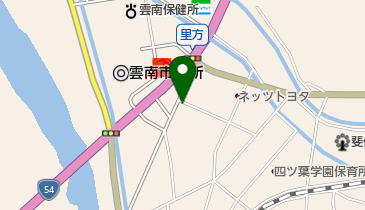 木次とれたて市場の地図画像