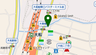 磯丸水産 大船店の地図画像