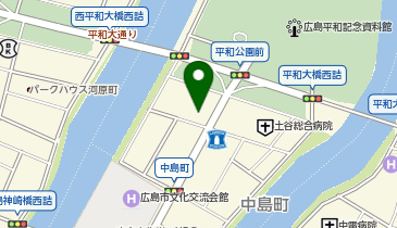 いろはうた 平和記念公園前の地図画像