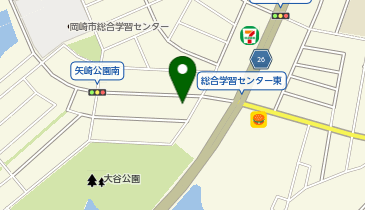 tbz okazaki(ティービーゼット オカザキ)の地図画像