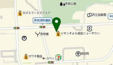ちきゅうのにわ ぽっぷ  そよら成田ニュータウン店の地図画像
