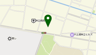 ラーメン清六家 神立店の地図画像