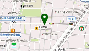 POLA(ポーラ) 金山駅北店の地図画像