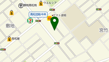 Amazon FLEX(アマゾンフレックス) 静岡(JEA9)-EDSPの地図画像