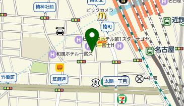 ネットルーム マンボー 名駅店の地図画像