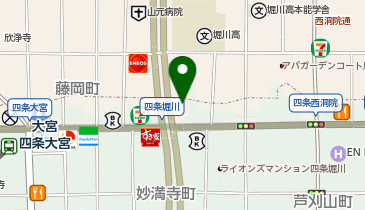 POLA(ポーラ) 四条堀川TOA店の地図画像