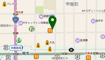 POLA THE BEAUTY(ポーラ・ザ・ビューティー) 四条烏丸店の地図画像