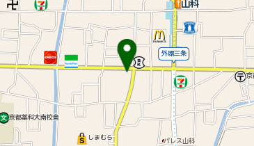 POLA(ポーラ) 輝 山科店の地図画像