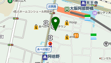 POLA THE BEAUTY(ポーラ・ザ・ビューティー) 天王寺店の地図画像