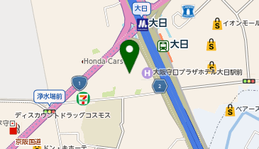 POLA(ポーラ) メロディー大日店の地図画像
