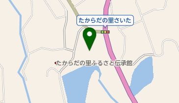 たからだの里さいた 物産館の地図画像