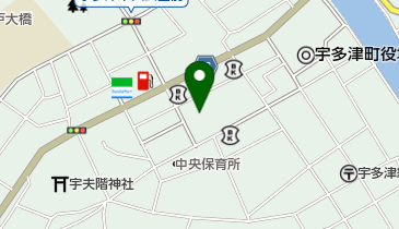 産直市うたづの地図画像