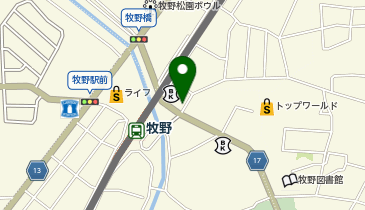 POLA(ポーラ) 牧野apo店の地図画像