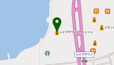 agnes b.(アニエス ベー) レイクタウンアウトレット店の地図画像