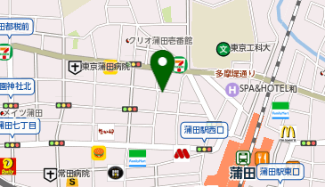 ジンギスカン羊DEL(デル) 蒲田店の地図画像