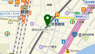 湊や磯吉食堂 ウィングキッチン京急鶴見駅前店の地図画像