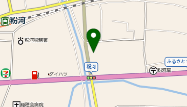 JA紀の里粉河支所ふれあい市場の地図画像