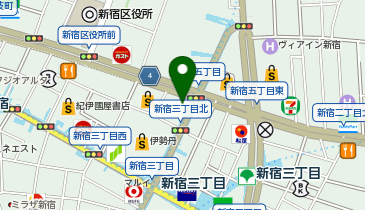 アクセア 新宿三丁目店の地図画像