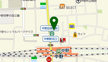 カプセル楽局EX 中野サンモール店の地図画像