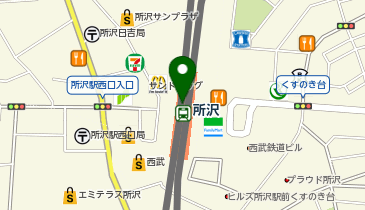 OSHMAN’S グランエミオ所沢店の地図画像