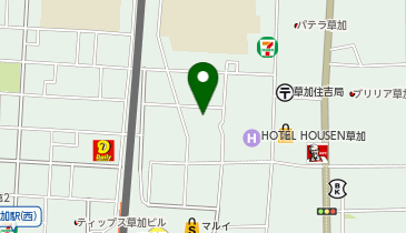 Big-A(ビッグ エー) 草加住吉店の地図画像