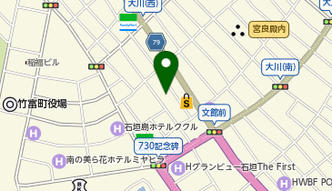 石垣市公設市場の地図画像