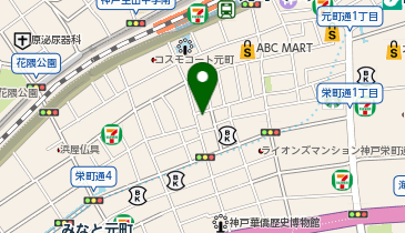 POLA(ポーラ) 神戸元町店の地図画像