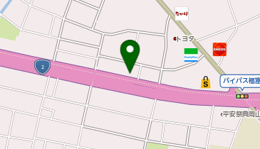 POLA(ポーラ) 岡山福浜店の地図画像