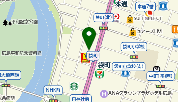 POLA THE BEAUY(ポーラ・ザ・ビューティー) 広島大手町店の地図画像