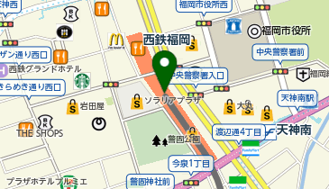 POLA(ポーラ) 福岡三越店の地図画像