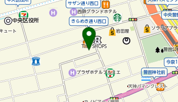 POLA(ポーラ) 天神店の地図画像