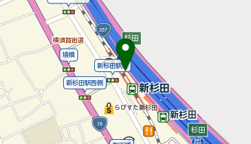 POMPADOUR(ポンパドウル) ビーンズ新杉田店の地図画像