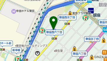 CPG GOLF(ゴルフ)銀座の地図画像