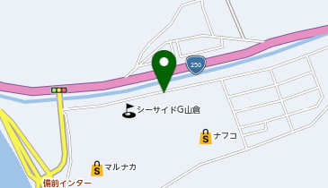 シーサイドゴルフ山倉の地図画像
