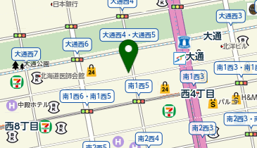 KASHIYAMA(カシヤマ) 札幌大通店の地図画像