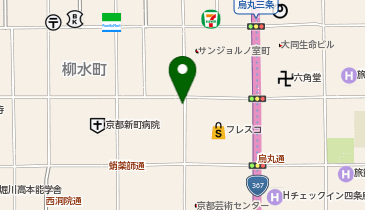 花の色 京都烏丸 Hanayiro(ハナイロ)の地図画像