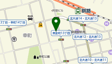 24レンタカー 釧路駅前店の地図画像